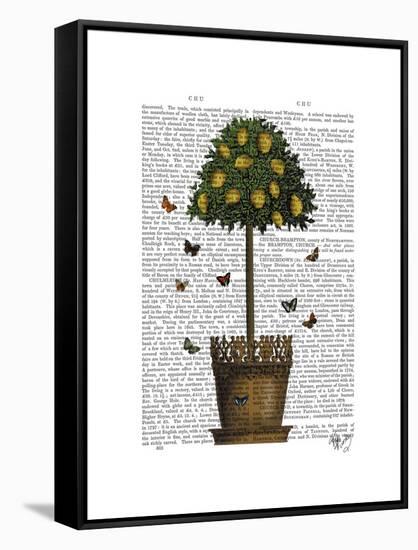 Lemon Tree-Fab Funky-Framed Stretched Canvas