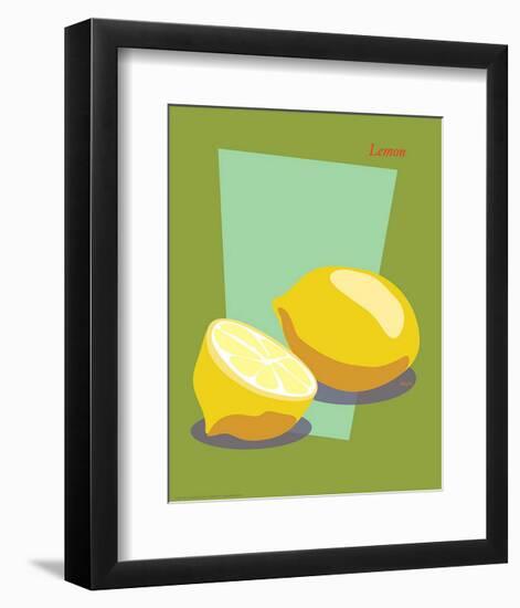 Lemon-ATOM-Framed Giclee Print