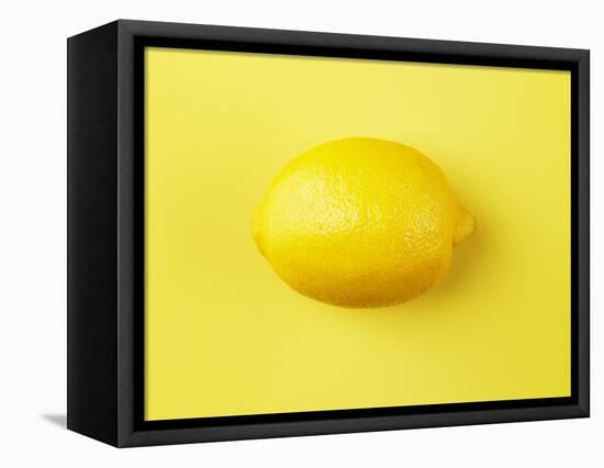 Lemon-null-Framed Stretched Canvas