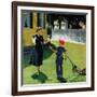 "Lemonade for the Lawnboy", May 14, 1955-George Hughes-Framed Giclee Print