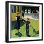 "Lemonade for the Lawnboy", May 14, 1955-George Hughes-Framed Giclee Print