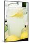 Lemonade in a Glass Jug with Slices of Lemon-Foodcollection-Mounted Photographic Print