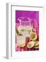 Lemonade in Glass and Jug-Foodcollection-Framed Photographic Print