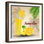 Lemonade Juice-sognolucido-Framed Art Print
