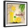 Lemonade Juice-sognolucido-Framed Art Print