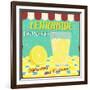 Lemonade Poster-radubalint-Framed Art Print