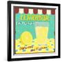 Lemonade Poster-radubalint-Framed Art Print