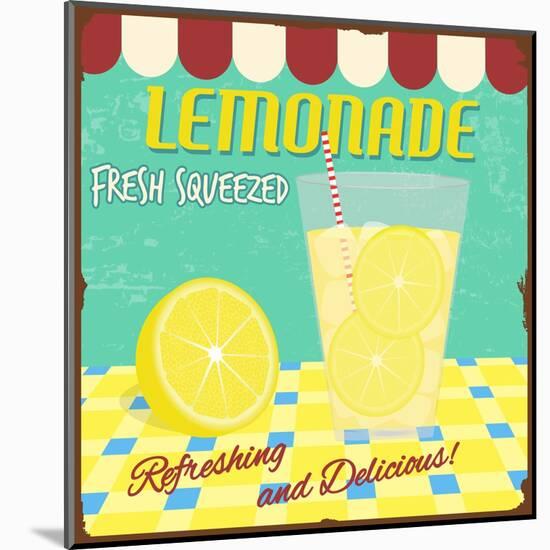 Lemonade Poster-radubalint-Mounted Art Print