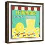 Lemonade Poster-radubalint-Framed Art Print