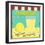 Lemonade Poster-radubalint-Framed Art Print