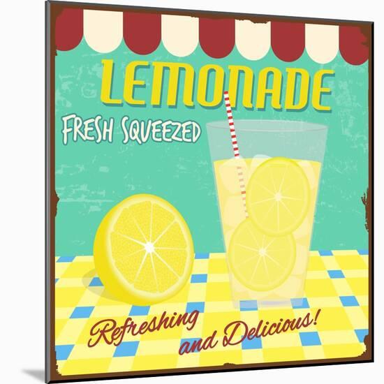 Lemonade Poster-radubalint-Mounted Art Print