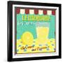 Lemonade Poster-radubalint-Framed Art Print