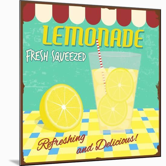 Lemonade Poster-radubalint-Mounted Art Print