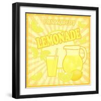 Lemonade Poster-radubalint-Framed Art Print