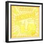 Lemonade Poster-radubalint-Framed Art Print