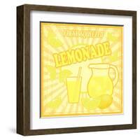 Lemonade Poster-radubalint-Framed Art Print