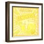 Lemonade Poster-radubalint-Framed Art Print