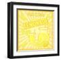 Lemonade Poster-radubalint-Framed Art Print