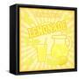 Lemonade Poster-radubalint-Framed Stretched Canvas