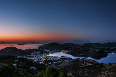 View of Patmos Island after Sunset-Lemonakis Antonis-Photographic Print