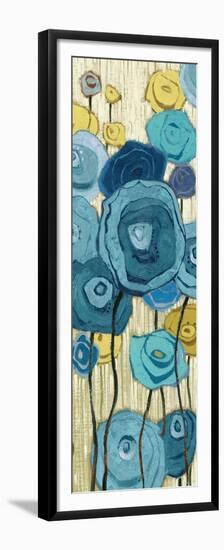 Lemongrass in Blue Panel I-Shirley Novak-Framed Premium Giclee Print