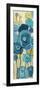 Lemongrass in Blue Panel I-Shirley Novak-Framed Art Print