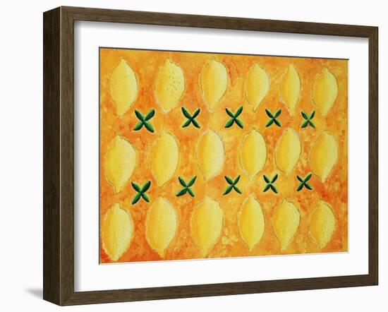 Lemons, 2004-Julie Nicholls-Framed Giclee Print