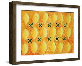 Lemons, 2004-Julie Nicholls-Framed Giclee Print