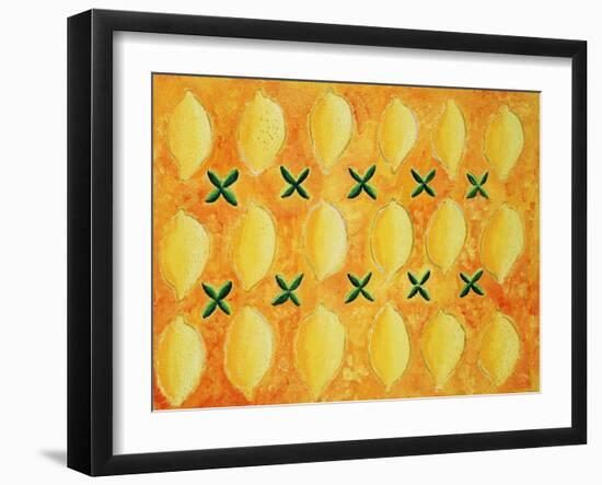 Lemons, 2004-Julie Nicholls-Framed Giclee Print