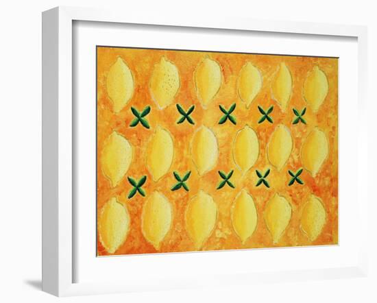 Lemons, 2004-Julie Nicholls-Framed Giclee Print