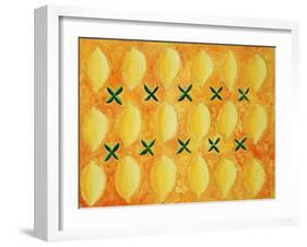 Lemons, 2004-Julie Nicholls-Framed Giclee Print