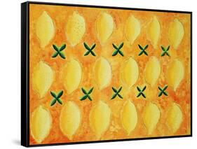 Lemons, 2004-Julie Nicholls-Framed Stretched Canvas