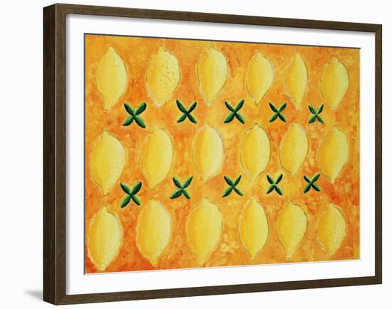 Lemons, 2004-Julie Nicholls-Framed Giclee Print