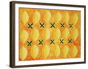 Lemons, 2004-Julie Nicholls-Framed Giclee Print