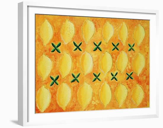 Lemons, 2004-Julie Nicholls-Framed Giclee Print