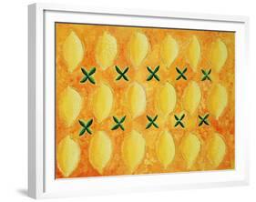 Lemons, 2004-Julie Nicholls-Framed Giclee Print