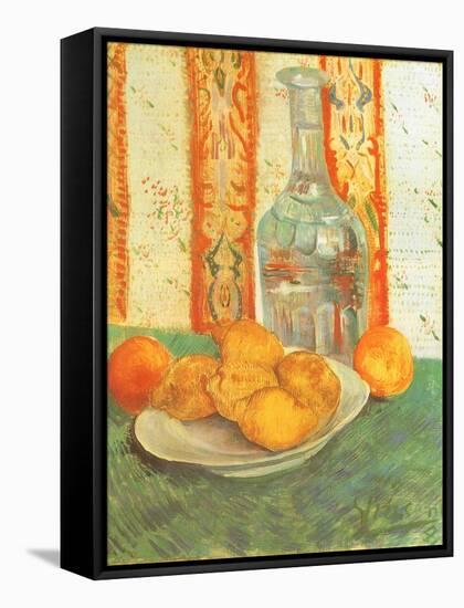 Lemons and Decanter, 1887-Vincent van Gogh-Framed Stretched Canvas