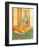 Lemons and Decanter, 1887-Vincent van Gogh-Framed Giclee Print