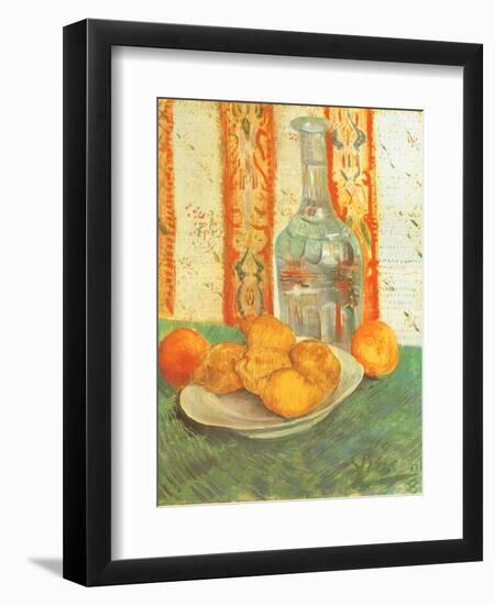 Lemons and Decanter, 1887-Vincent van Gogh-Framed Giclee Print