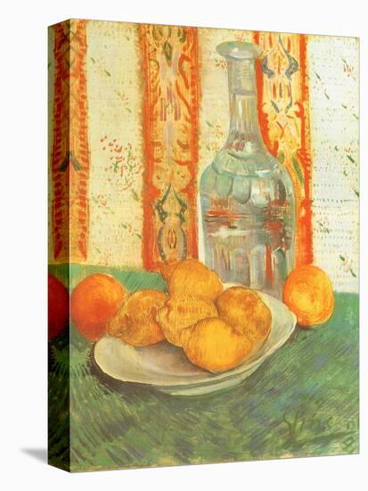 Lemons and Decanter, 1887-Vincent van Gogh-Stretched Canvas