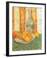 Lemons and Decanter, 1887-Vincent van Gogh-Framed Premium Giclee Print