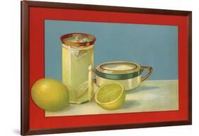 Lemons and Lemonade - Citrus Crate Label-Lantern Press-Framed Art Print