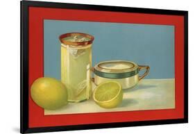 Lemons and Lemonade - Citrus Crate Label-Lantern Press-Framed Art Print