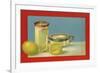 Lemons and Lemonade - Citrus Crate Label-Lantern Press-Framed Premium Giclee Print