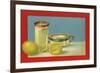 Lemons and Lemonade - Citrus Crate Label-Lantern Press-Framed Premium Giclee Print