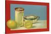 Lemons and Lemonade - Citrus Crate Label-Lantern Press-Stretched Canvas