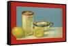 Lemons and Lemonade - Citrus Crate Label-Lantern Press-Framed Stretched Canvas