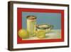 Lemons and Lemonade - Citrus Crate Label-Lantern Press-Framed Art Print