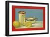 Lemons and Lemonade - Citrus Crate Label-Lantern Press-Framed Art Print