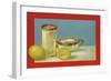 Lemons and Lemonade - Citrus Crate Label-Lantern Press-Framed Art Print